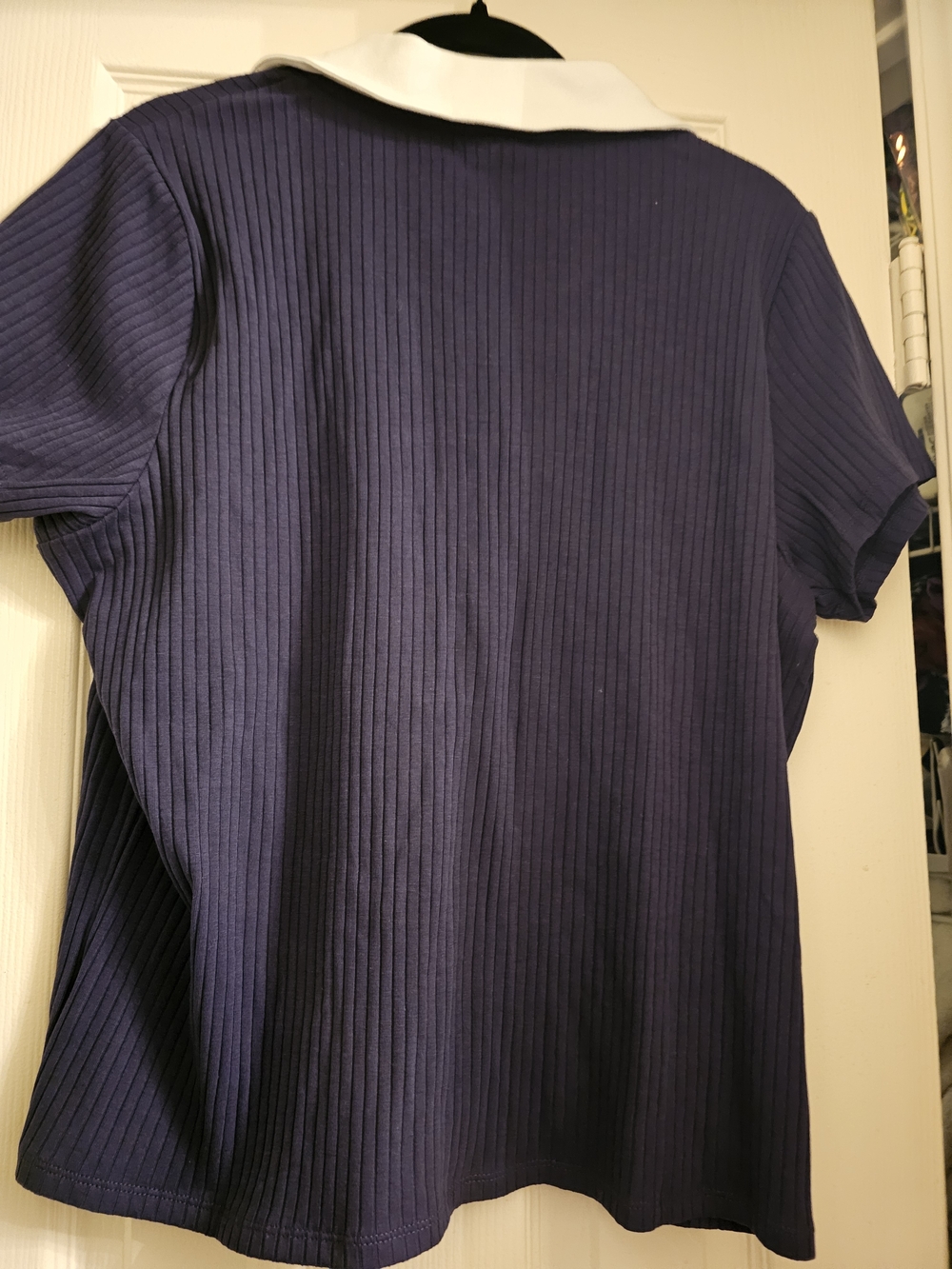 💙 NWT Torrid Plus Size Polo Crop Top – Preppy Tennis Vibes 2 (2X / 18–20) 🎾 - Picture 7 of 8